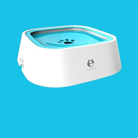 1.5L Anti-Overflow Slow Feeder Pet Water Bowl