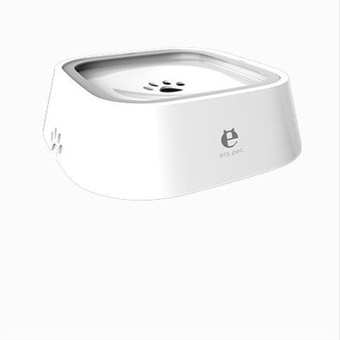 1.5L Anti-Overflow Slow Feeder Pet Water Bowl