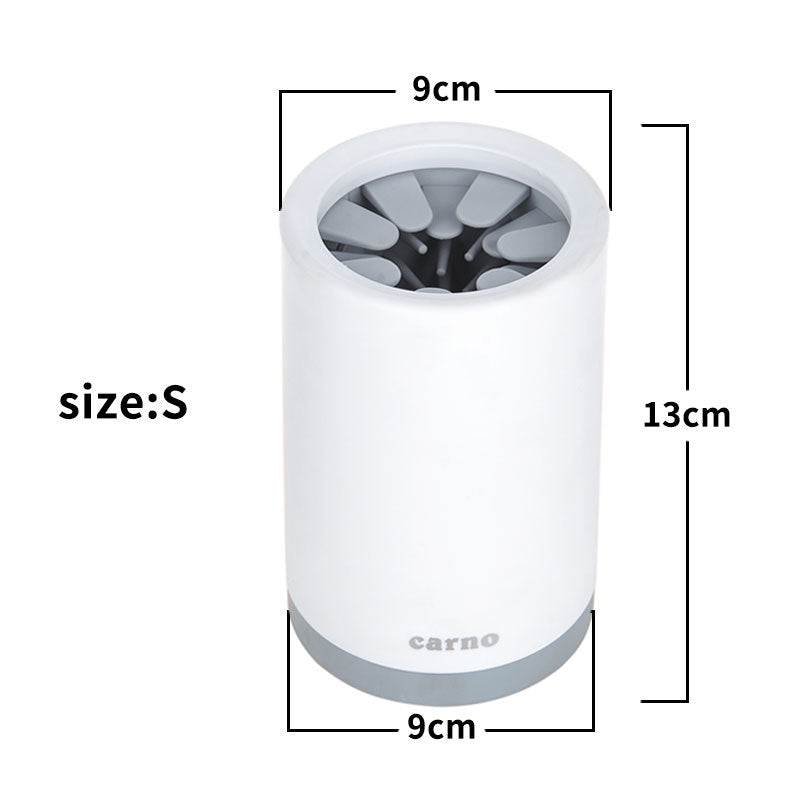 Portable Silicone Pet Paw Cleaner Cup with Soft Comb for Easy Paw Cleaning