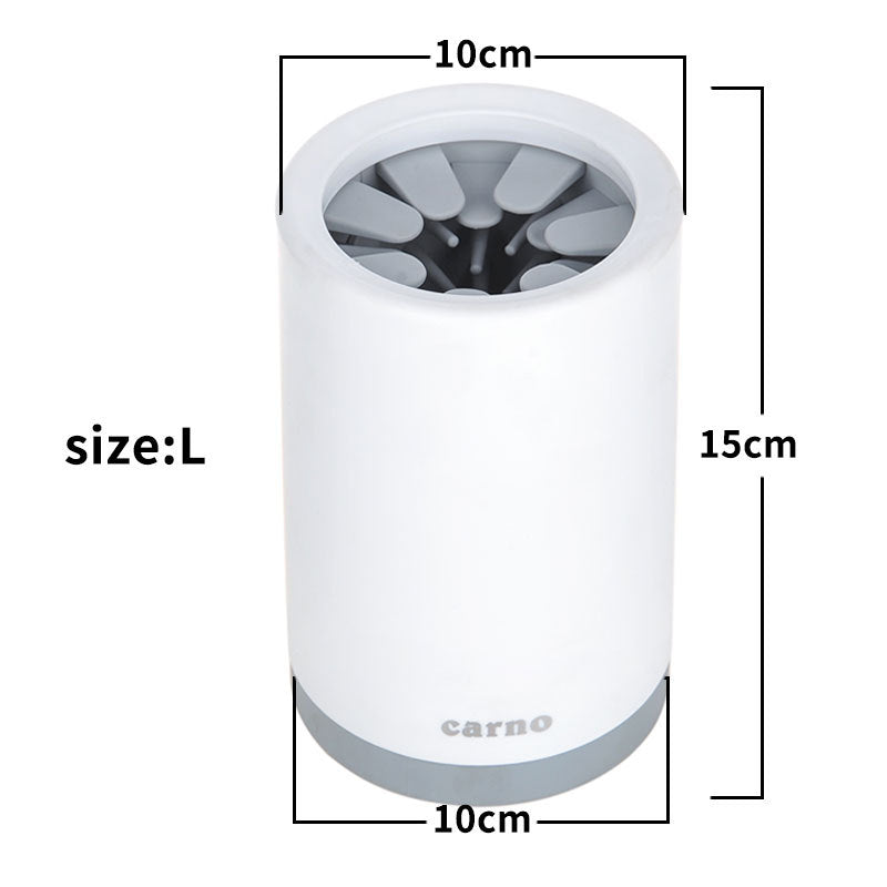 Portable Silicone Pet Paw Cleaner Cup with Soft Comb for Easy Paw Cleaning