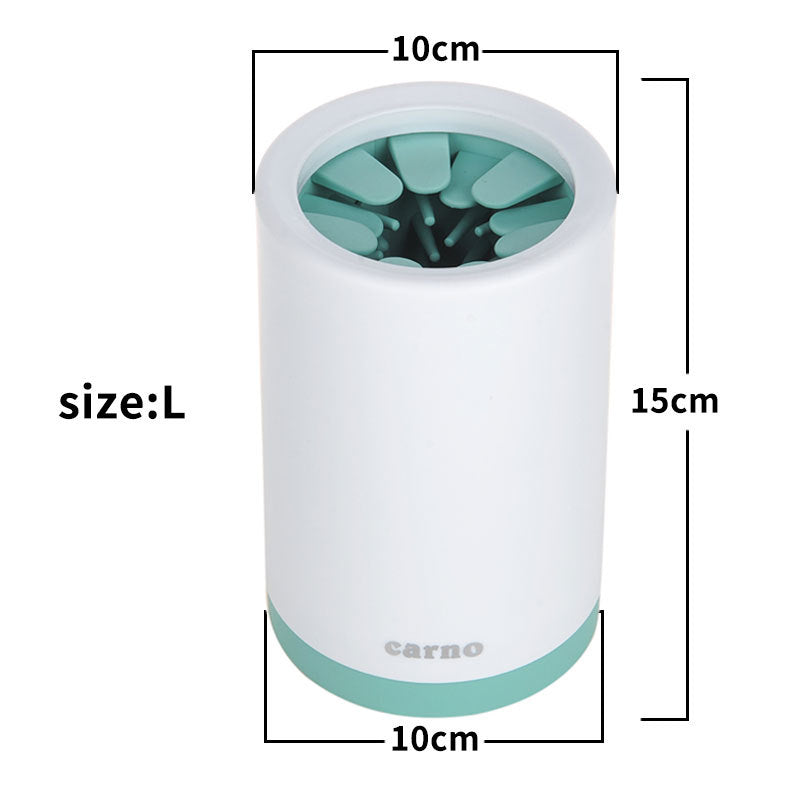 Portable Silicone Pet Paw Cleaner Cup with Soft Comb for Easy Paw Cleaning