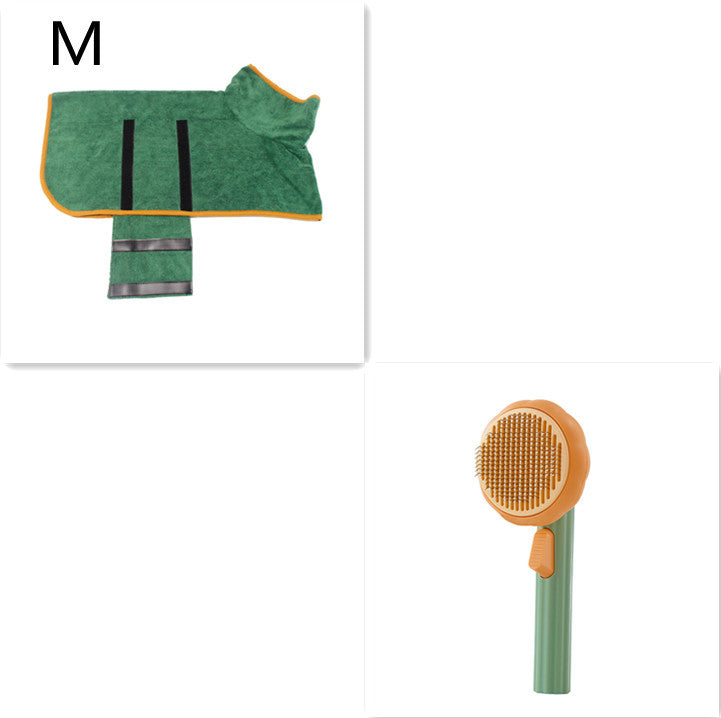 Self-Cleaning Cat Brush for Hair Removal