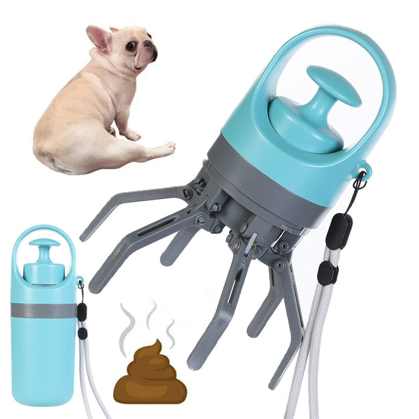 Portable Dog Pooper Scooper with Poop Bag Dispenser