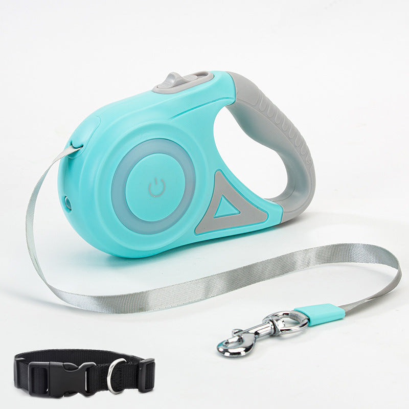 Retractable Dog Leash with Collar