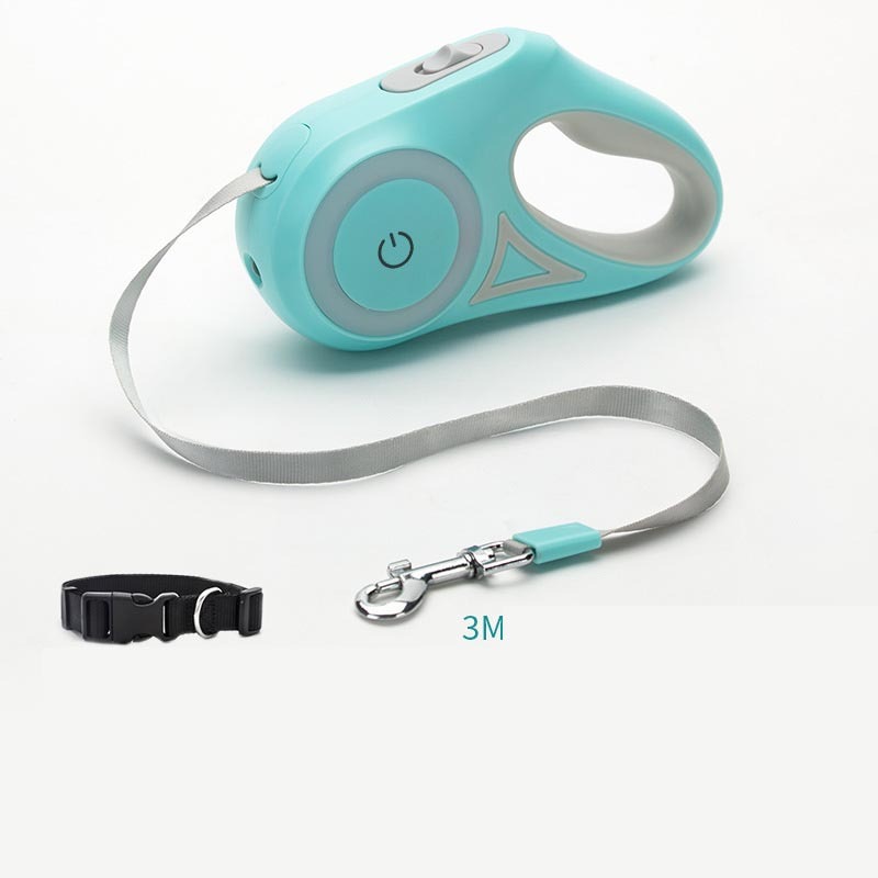 Retractable Dog Leash with Collar