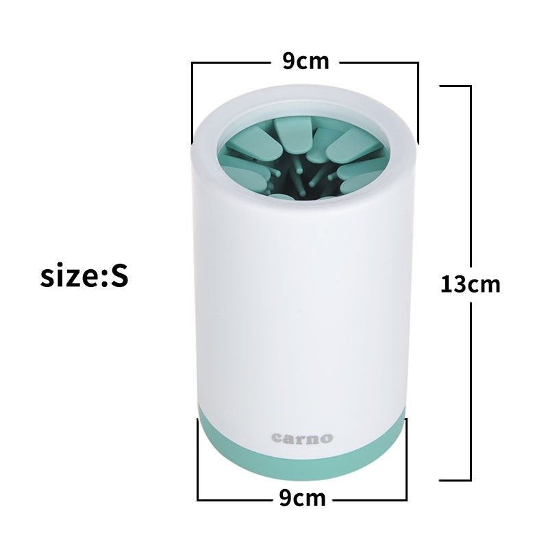 Portable Silicone Pet Paw Cleaner Cup with Soft Comb for Easy Paw Cleaning