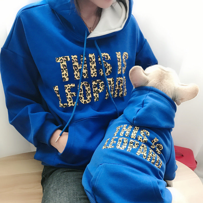 Matching Parent-Child Sweater Set for Pet Owners