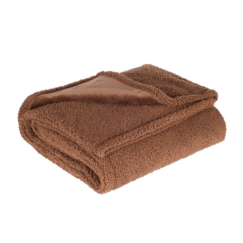 Soft Flannel Cotton Sherpa Pet Blanket for Dogs