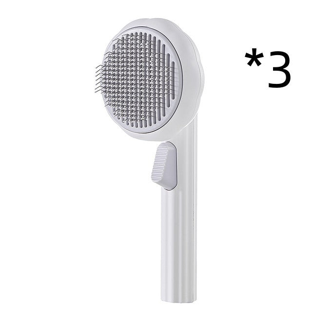 Self-Cleaning Cat Brush for Hair Removal