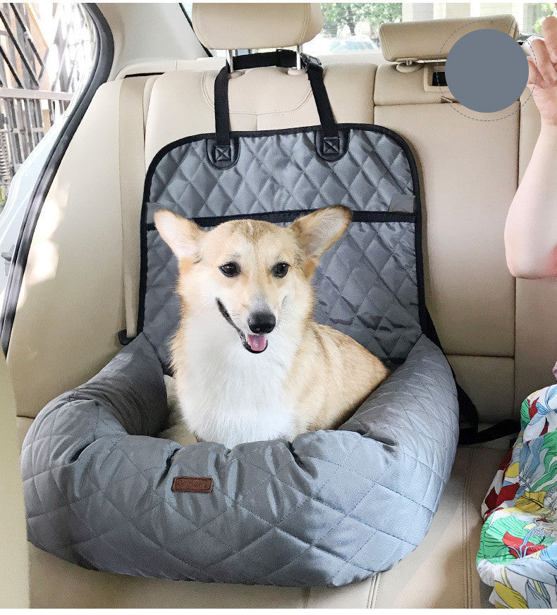 2-in-1 Pet Dog Carrier & Car Seat Pad