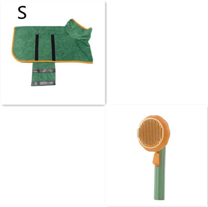 Self-Cleaning Cat Brush for Hair Removal