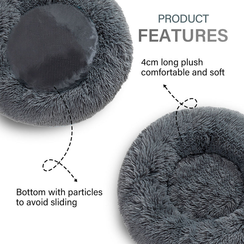 Fluffy Donut Dog Bed