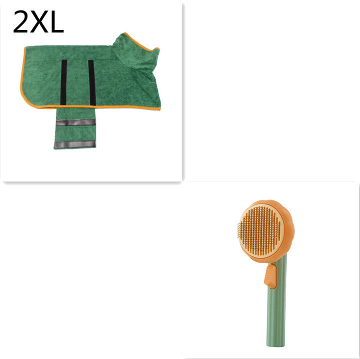 Self-Cleaning Cat Brush for Hair Removal