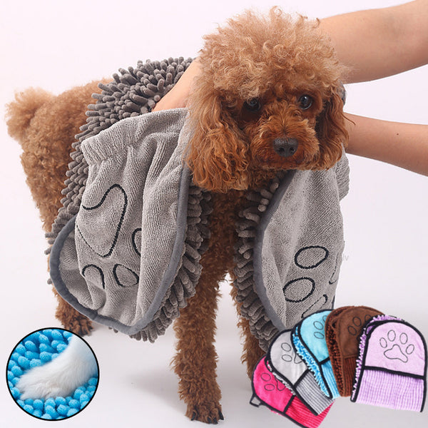 Super Absorbent Dog & Cat Bath Towel