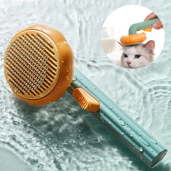 Self-Cleaning Cat Brush for Hair Removal