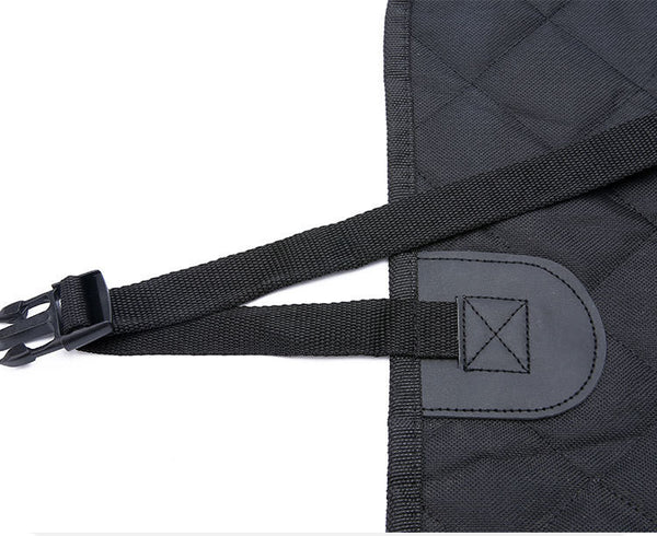 Dog Car Seat Cover Hammock with Mesh, Zipper & Pocket