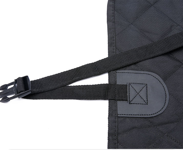 Dog Car Seat Cover Hammock with Mesh, Zipper & Pocket