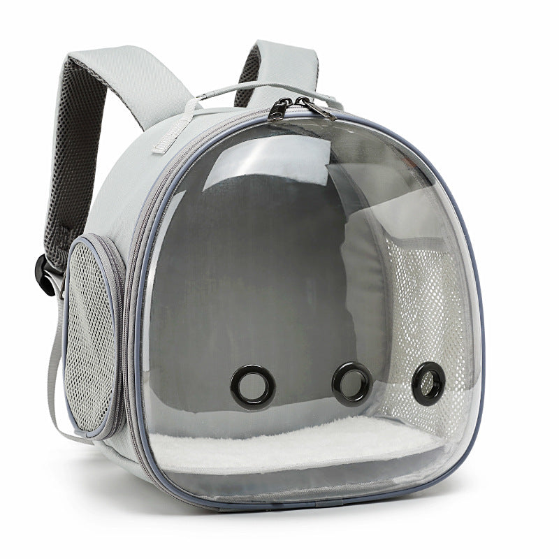 Transparent Pet Backpack Carrier for Hamsters, Guinea Pigs, Rabbits, Sugar Gliders & Ferrets