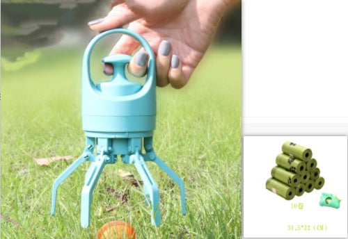 Portable Dog Pooper Scooper with Poop Bag Dispenser