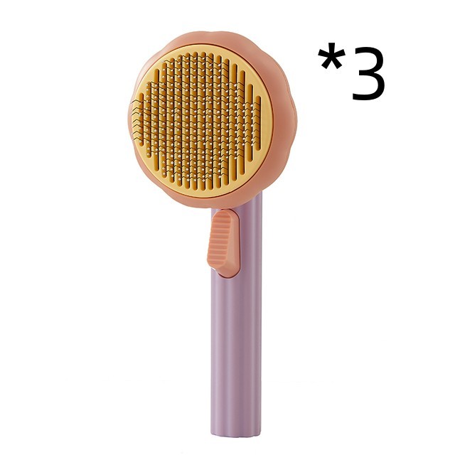 Self-Cleaning Cat Brush for Hair Removal