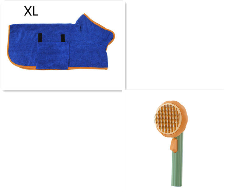 Self-Cleaning Cat Brush for Hair Removal