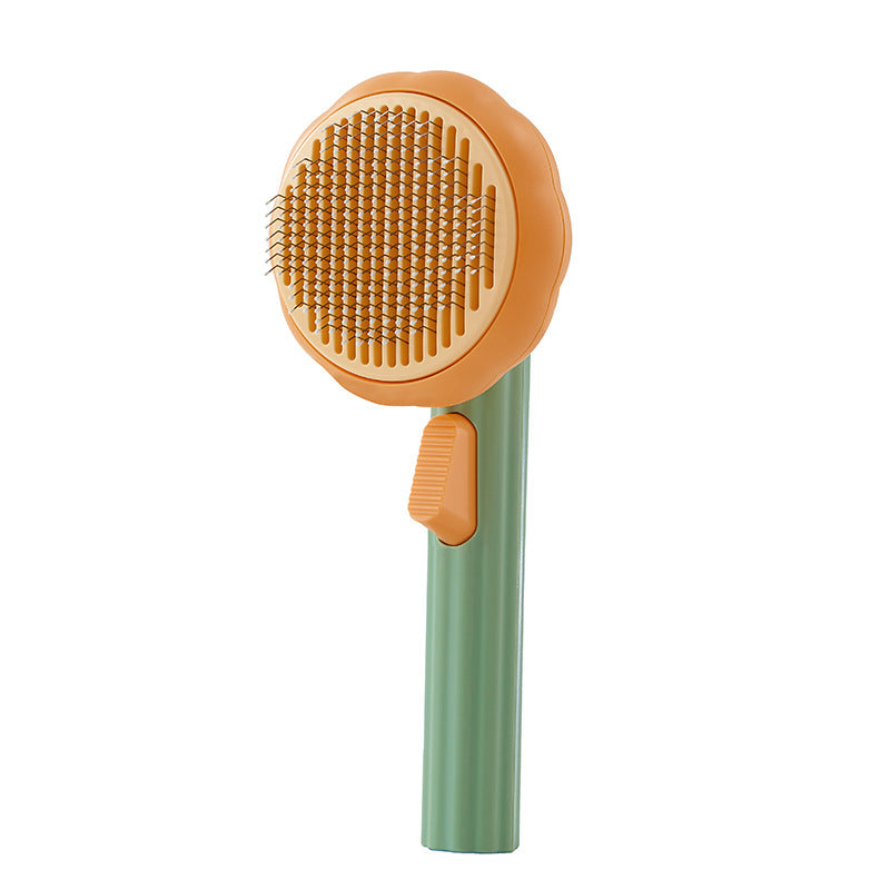 Self-Cleaning Cat Brush for Hair Removal