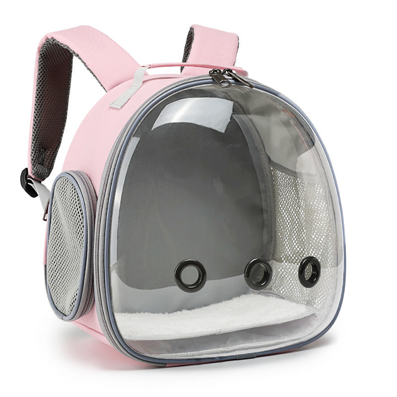 Transparent Pet Backpack Carrier for Hamsters, Guinea Pigs, Rabbits, Sugar Gliders & Ferrets