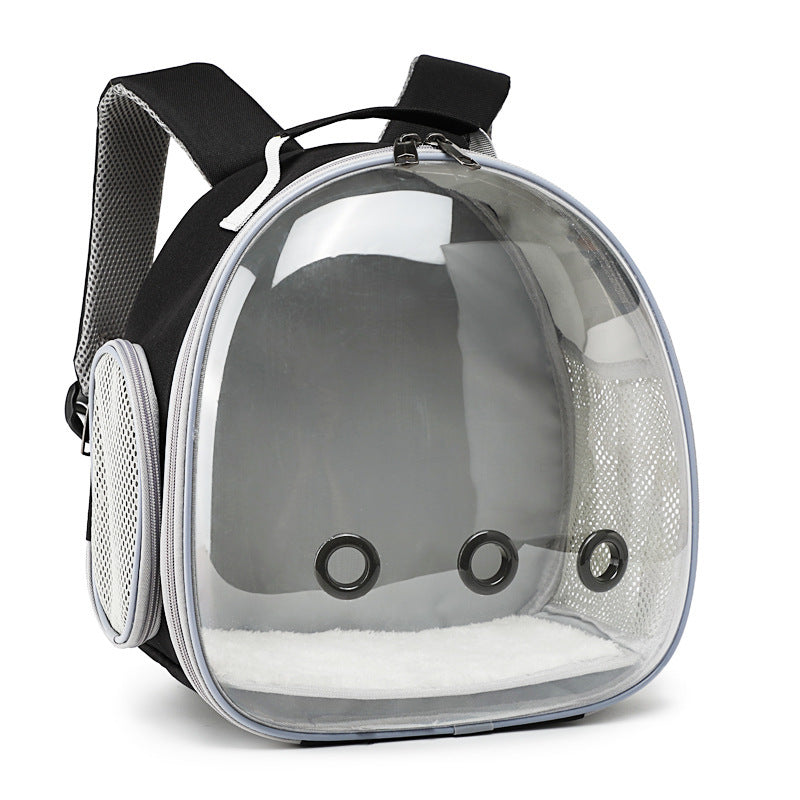 Transparent Pet Backpack Carrier for Hamsters, Guinea Pigs, Rabbits, Sugar Gliders & Ferrets
