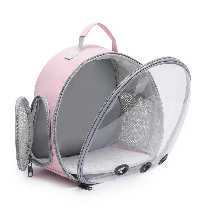 Transparent Pet Backpack Carrier for Hamsters, Guinea Pigs, Rabbits, Sugar Gliders & Ferrets