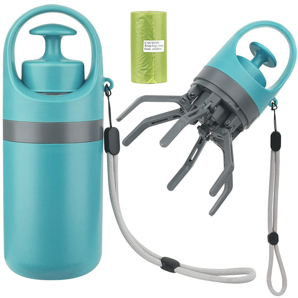 Portable Dog Pooper Scooper with Poop Bag Dispenser
