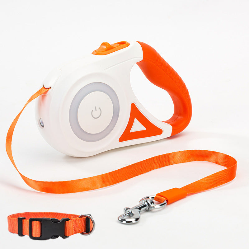 Retractable Dog Leash with Collar