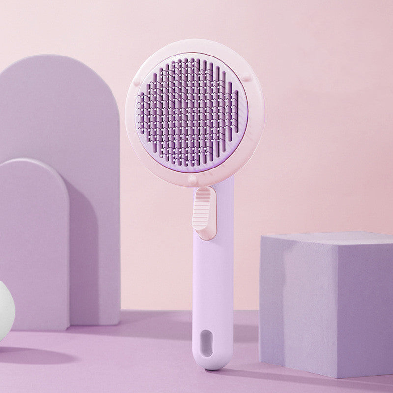 Self-Cleaning Cat Brush for Hair Removal